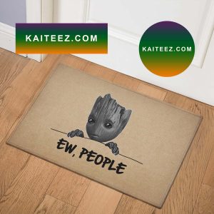 Cute Groot Ew People Bathroom Mat Doormat