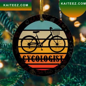 Cycologist Funny Biking Cyclist Meme Christmas 2022 Ornament