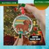 Dachshund On Car Decorated Xmas Trees Christmas Gifts For Dog Lovers Christmas Ornament
