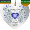 Daddy’s Girl I Used To Be Angel Now He Is Mine Heart Christmas Ornament