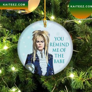 David Bowie Christmas You Remind Me Of The Babe 2022 Christmas Ornament