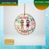 Dear Santa I Tried To Be Good Black Kid Christmas Ornament