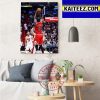 Dayton Basketball x Obi Toppin Of New York Knicks Good Luck This Season Art Decor Poster Canvas