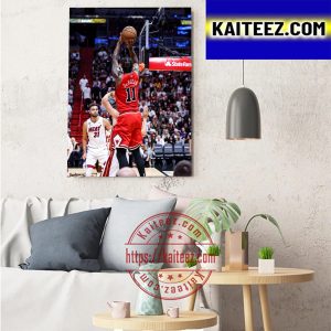 Demar Derozan Chicago Bulls Is Just The 5th Player In Bulls History Art Decor Poster Canvas