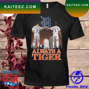 Detroit tigers always a tiger trammell whitaker signatures T-shirt