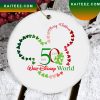 Disney 50th Anniversary Castle Birthday 2022 Christmas Ornament