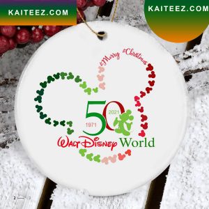 Disney 50th Anniversary Birthday Christmas Ornament