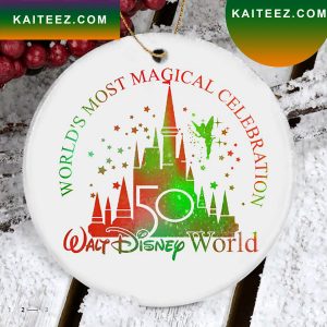 Disney 50th Anniversary Castle Birthday 2022 Christmas Ornament