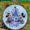 Disney 50th Anniversary Castle Birthday 2022 Christmas Ornament