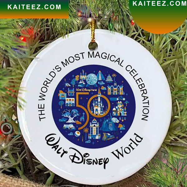 Disney 50th Most Magical Celebration Christmas Ornament