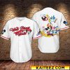 Disney Mickey Art Black Background Baseball Jersey