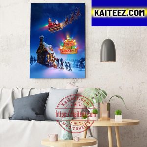 Disney Mickey Saves Christmas With Mickey Mouse Christmas Special Art Decor Poster Canvas