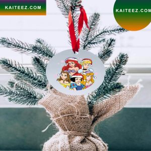 Disney Princess Christmas Tree Personalized Christmas Ornament