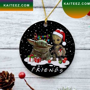 Disney Star Wars Groot Baby Yoda 2022 Christmas Ornament