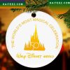 Disney World 50th Anniversary Magic Kingdom Christmas Ornament