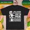 Dr Seuss I will support everywhere chicago bears T-shirt