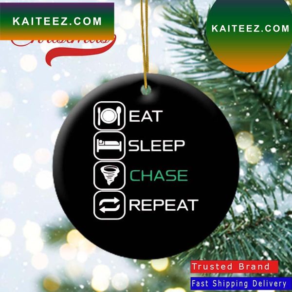 Eat Sleep Chase Repeat 2022 Ornament