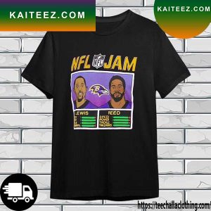 Ed Reed And Ray Lewis Baltimore Ravens Homage NFL Retired Jam T-Shirt