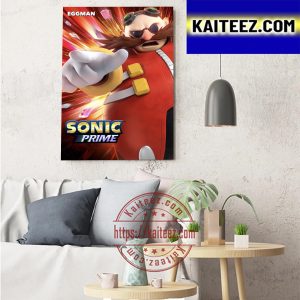 Eggman On Sonic Prime Poster Movie Art Decor Poster Canvas