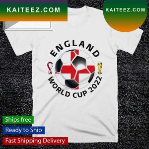 England Soccer Team World Cup 2022 England Flag T-shirt