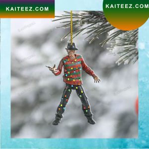 Freddy Krueger With Claws LED Lights Horror Christmas Ornament