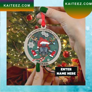 Firefighter Personalized Ornament