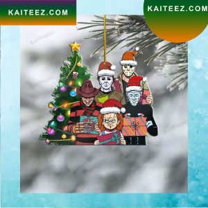 Five Dangerous Villains With Santa Christmas Ornament