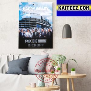 Fox Big Noon Kickoff Live From Happy Valley Art Decor Poster Canvas