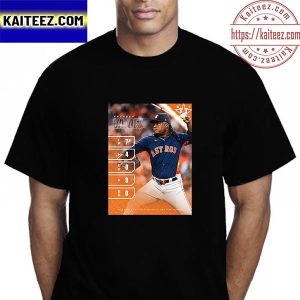 Framber Valdez Houston Astros In 2022 MLB ALCS Game 2 Vintage T-Shirt