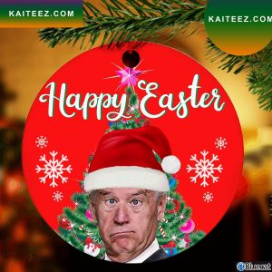 Frohe Ostern Joe Biden President Weihnachten 2022 Christmas Ornament