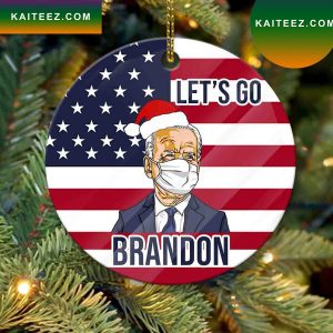 Funny Biden Lets Go Brandon Christmas Tree Decorations Christmas Ornament