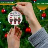 Funny Meowy Catmas Cute Christmas Tree Christmas Ornament