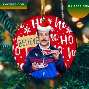 Funny Ted Lasso Ho Merry Christmas Wankers Christmas Ornament