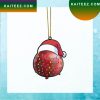 Gearhumans 3D Christmas Santa Hat Papaya Fruit Christmas Custom Christmas Ornament