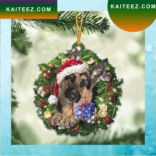 German Shepherd Dog And Gifts For German Shepherd Lovers Christmas Ornament