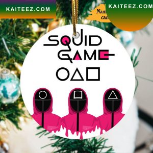 Gift For Squid Game 2022 Christmas Ornament