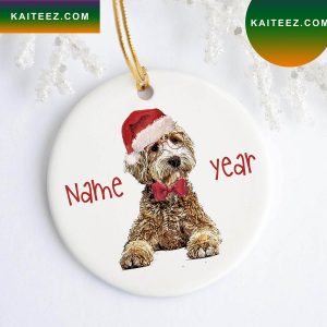 Golden Doodle Personalized Christmas Custom Christmas Ornament