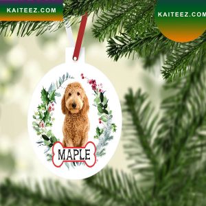 Golden Doodle For Gift Dog Lovers Christmas Ornament