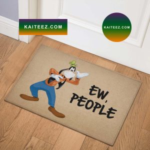 Goofy Disney Ew People Bath Mat Doormat