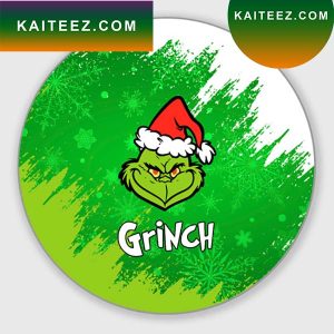 Grinch On The Green Snow Background Grinch Decorations Outdoor Ornament
