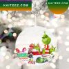 Grinch On The Green Snow Background Grinch Decorations Outdoor Ornament