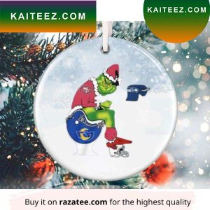 Grinch San Francisco 49ers Grinch Decorations Outdoor Ornament