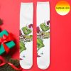 Grinch x Minions Pattern Christmas Socks