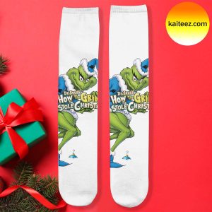 Grinch x NFL Carolina Panthers Christmas Socks