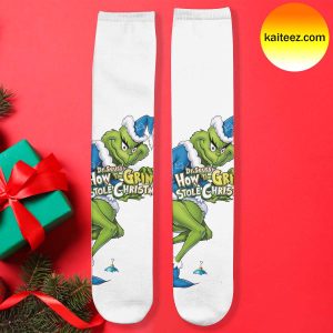 Grinch x NFL Detroit Lions Christmas Socks