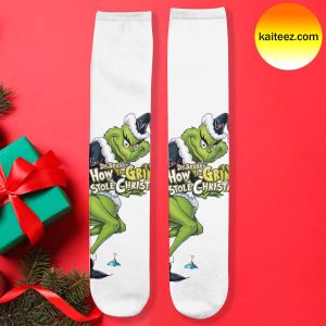 Grinch x NFL Houston Texans Christmas Socks
