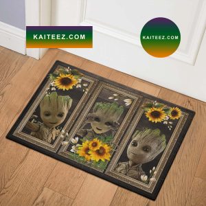 Groot Sunflower Bath Mat Doormat