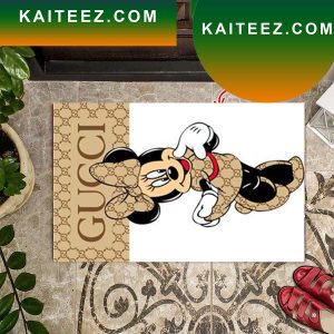 Gucci Logo x Minnie Mouse Disney Doormat