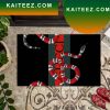 Gucci Snake Wrapped Around Logo Doormat