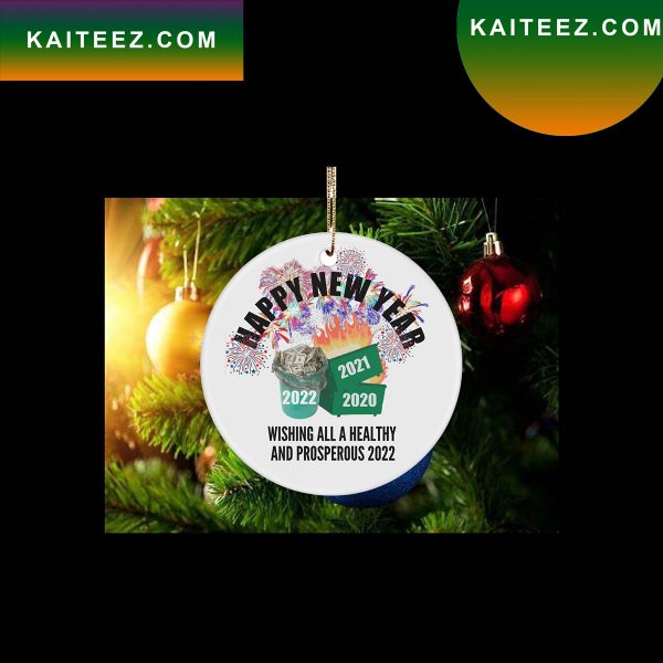 Happy New Year 2022 Gift Christmas Ornament